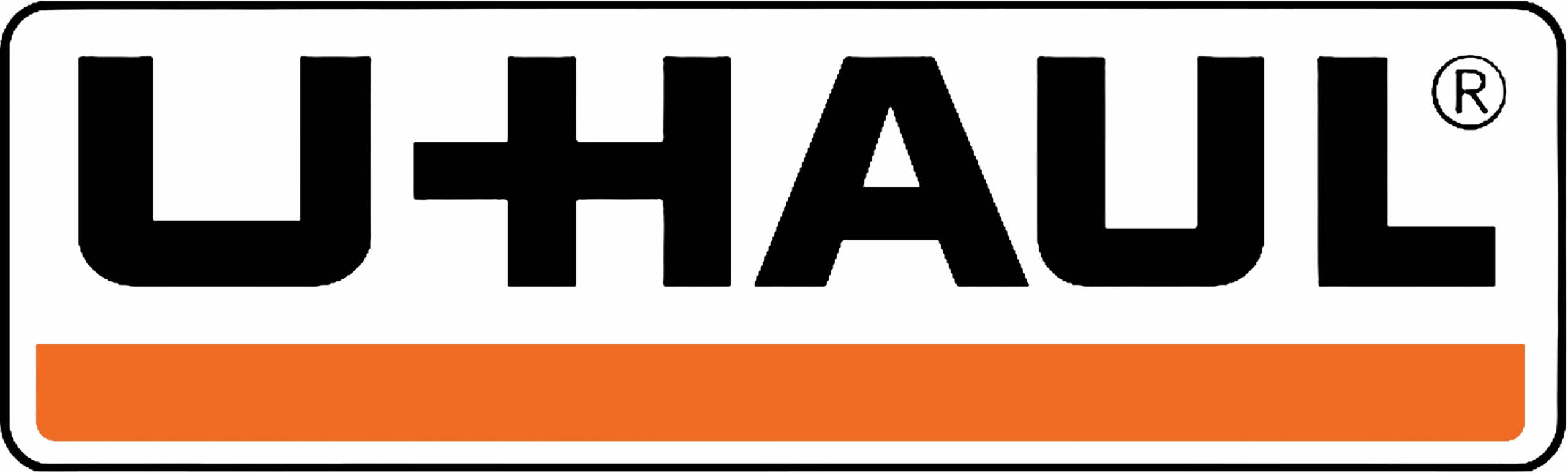 Black background with orange horizontal bar.
